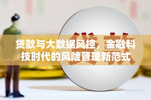 平昌贷款与大数据风控，金融科技时代的风险管理新范式