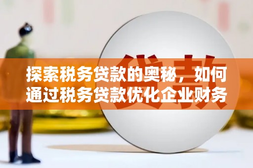 平昌探索税务贷款的奥秘，如何通过税务贷款优化企业财务