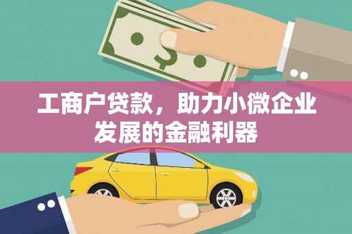 平昌工商户贷款，助力小微企业发展的金融利器