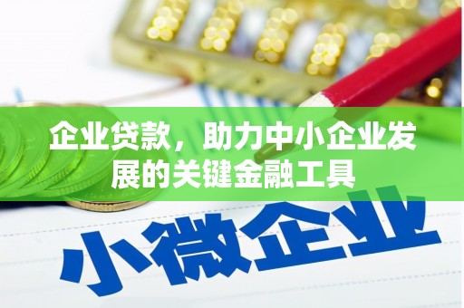 平昌企业贷款，助力中小企业发展的关键金融工具