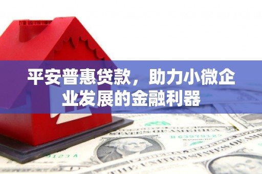 平昌平安普惠贷款，助力小微企业发展的金融利器